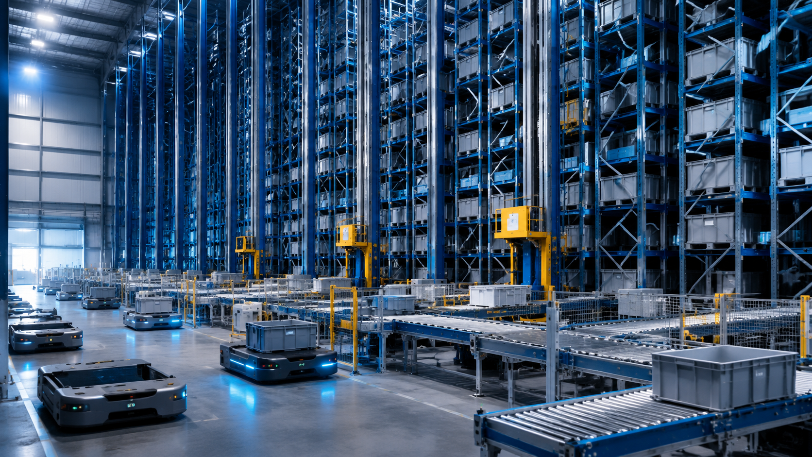 Mega ASRS Warehouse Case Study | 12,000㎡ System with 50,000 Storage Locations & 1,000 Tasks/Hour