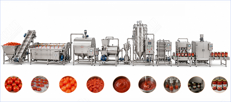 What Machines Are Required in a Tomato Paste Production Line? Complete Equipment Breakdown