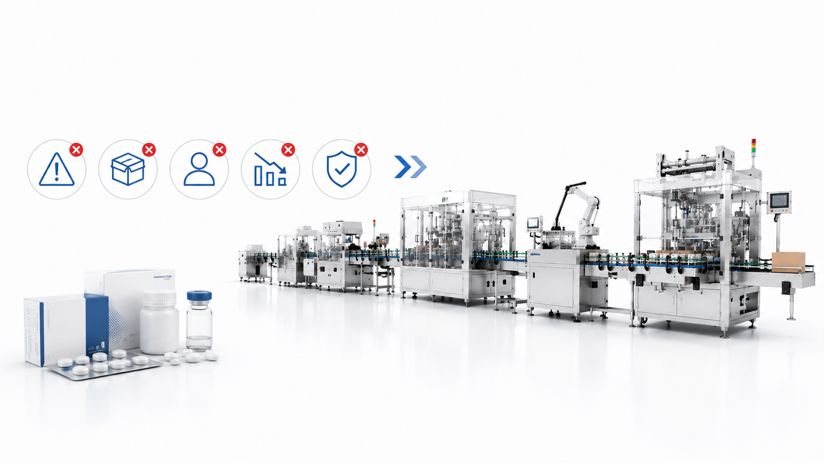 5 Common Packaging Problems Pharmaceutical Companies Face and How Automation Solves Them
