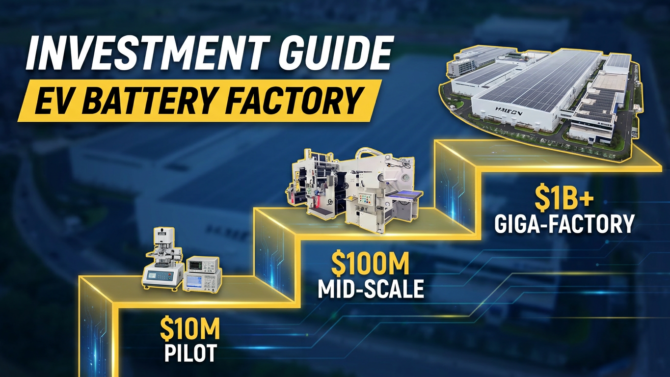 Complete EV Battery Production Line | Turnkey Lithium Battery Smart Factory Automation Solution