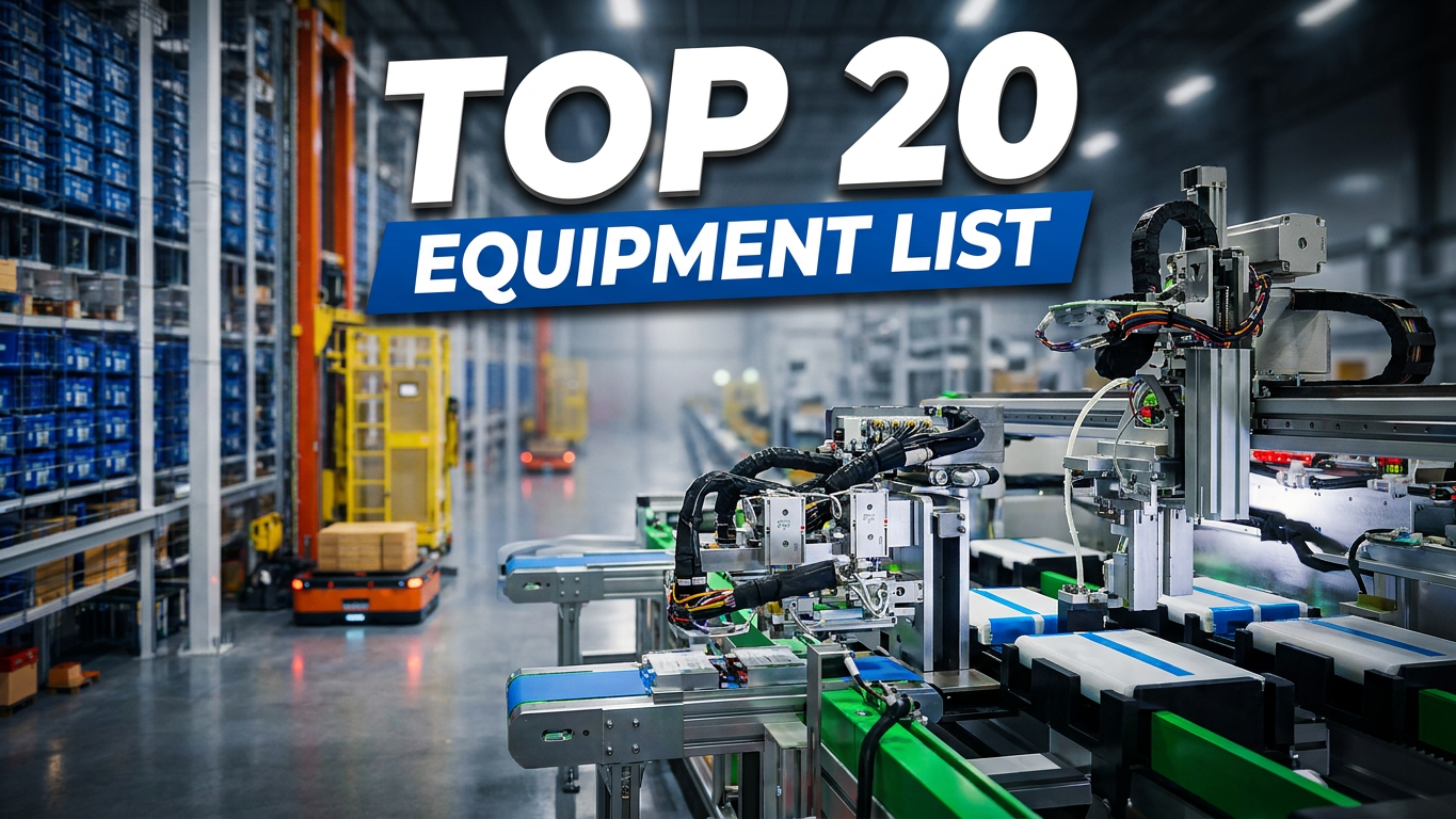 Top 20 Equipment Required for a Complete Lithium Battery Production Line | EV Battery Factory Equipment Guide