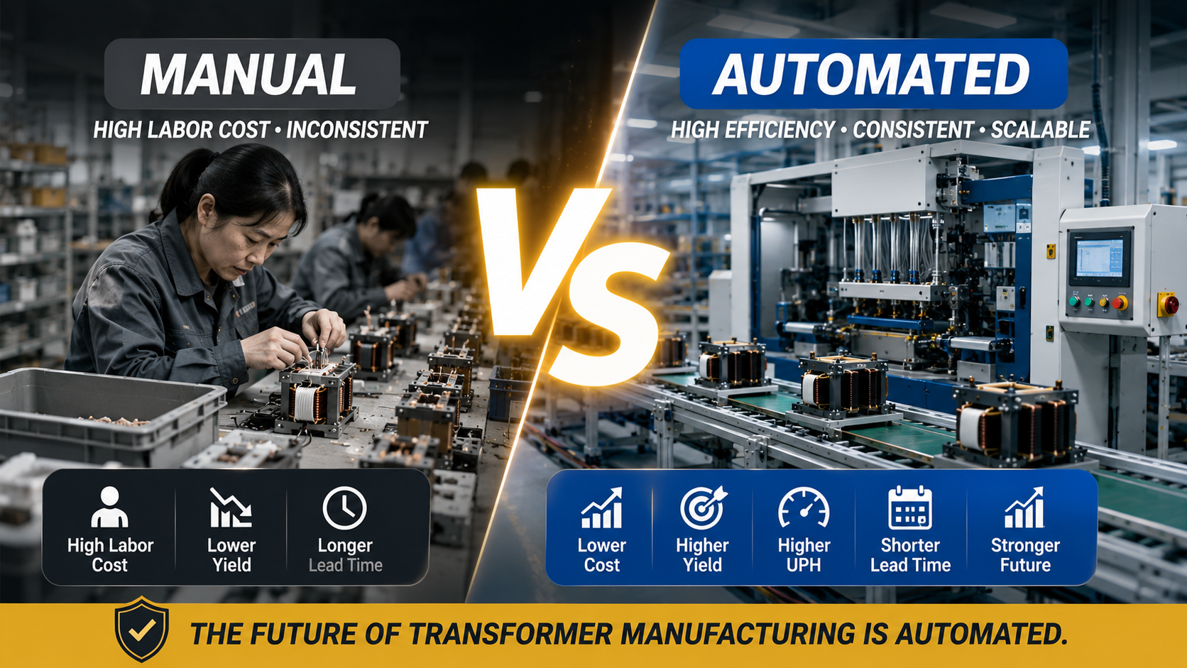 Manual vs Automated Transformer Production: Which Manufacturing Model Wins in 2026?