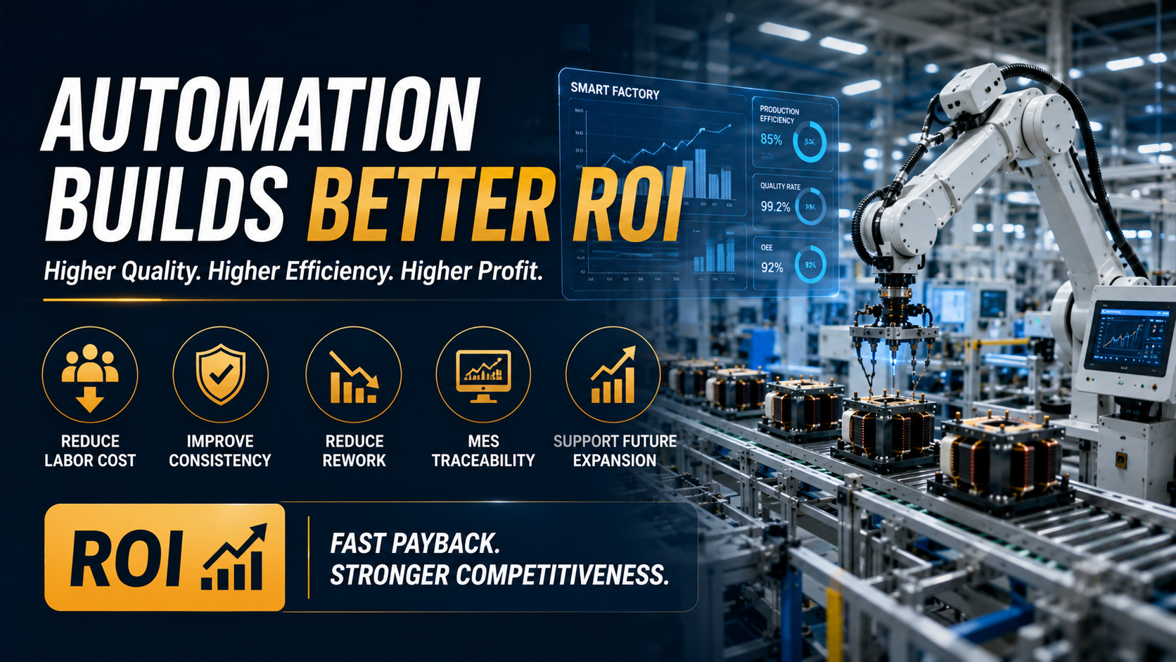 How Factory Automation Improves Quality and ROI in Transformer Manufacturing