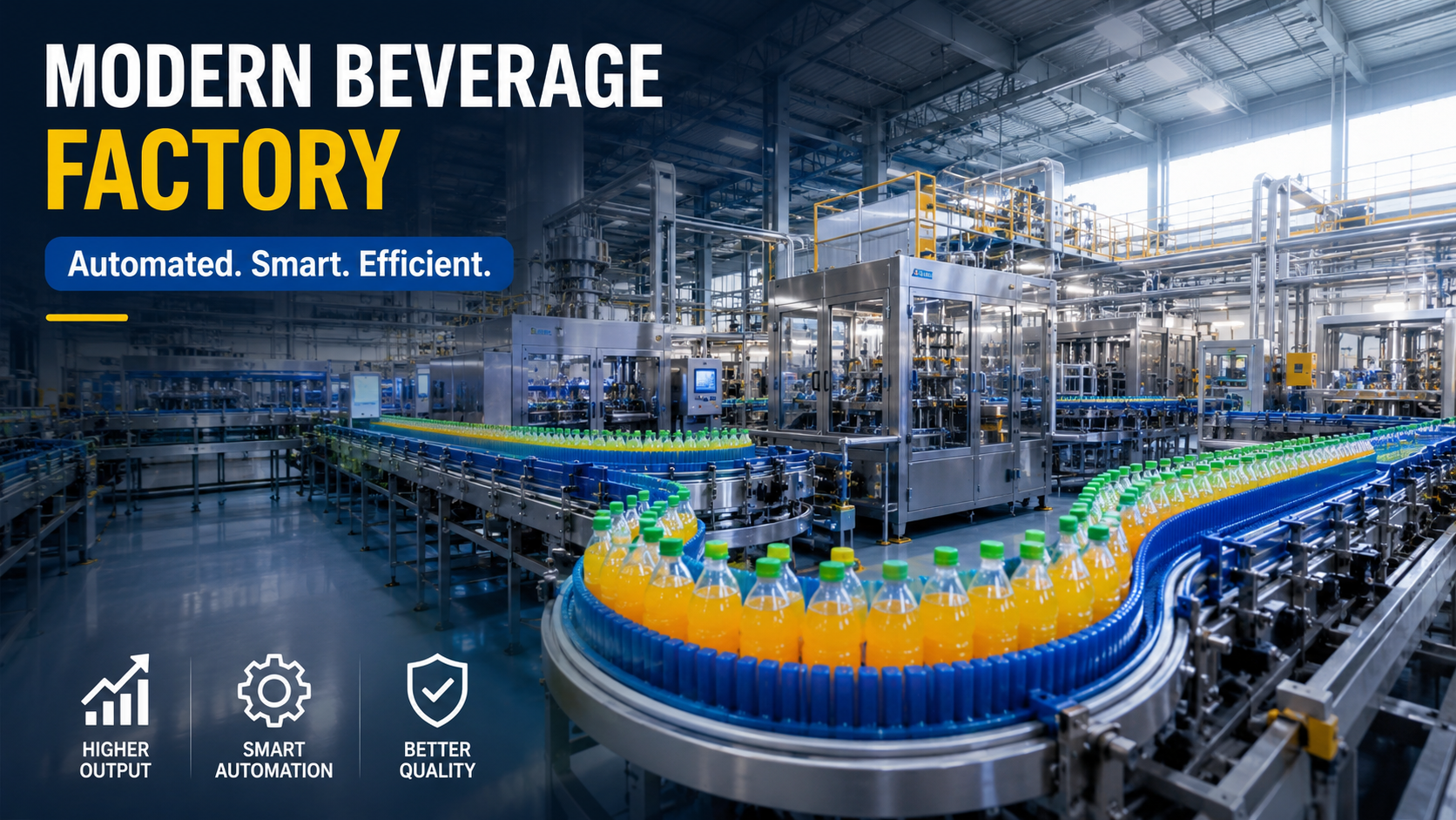 How to Build a Modern Beverage Factory with an Automated Production Line