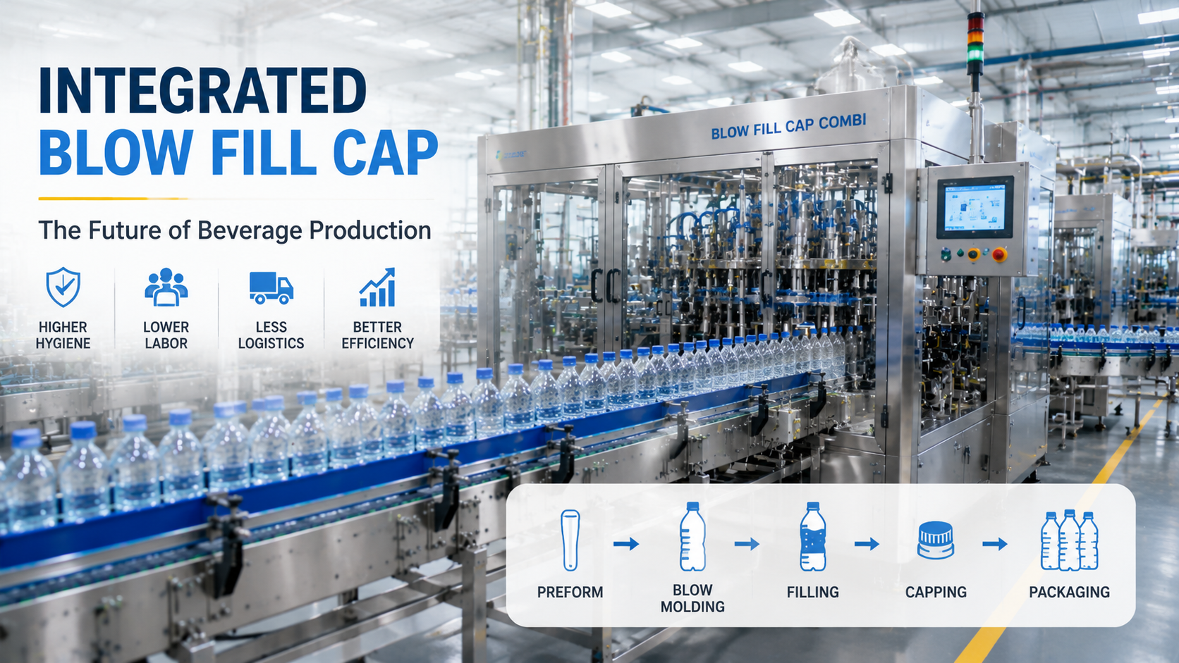 Blow Fill Cap Technology Explained: Why Beverage Factories Are Moving Toward Integrated Production