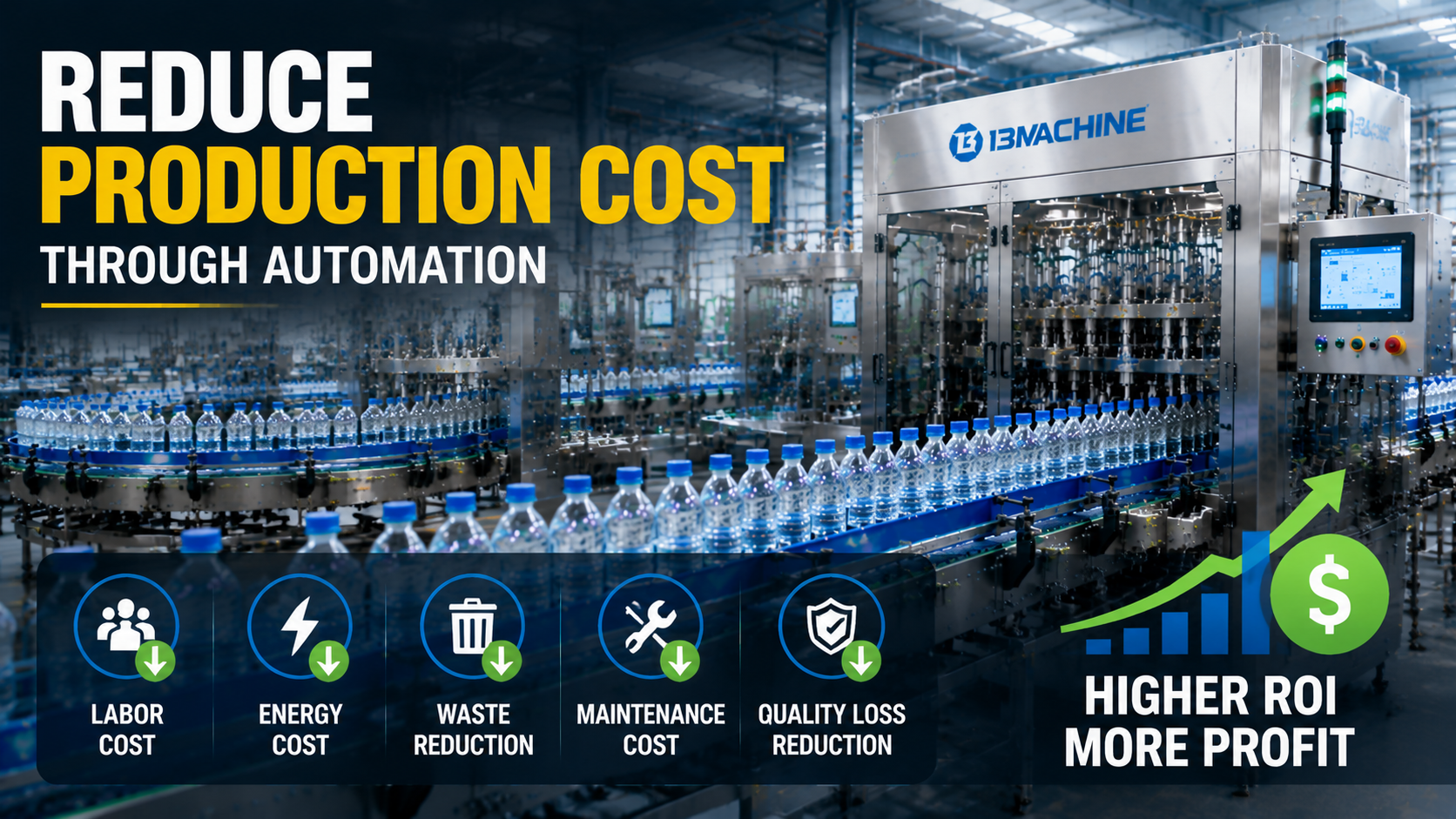 How Beverage Factories Reduce Production Cost Through Automation