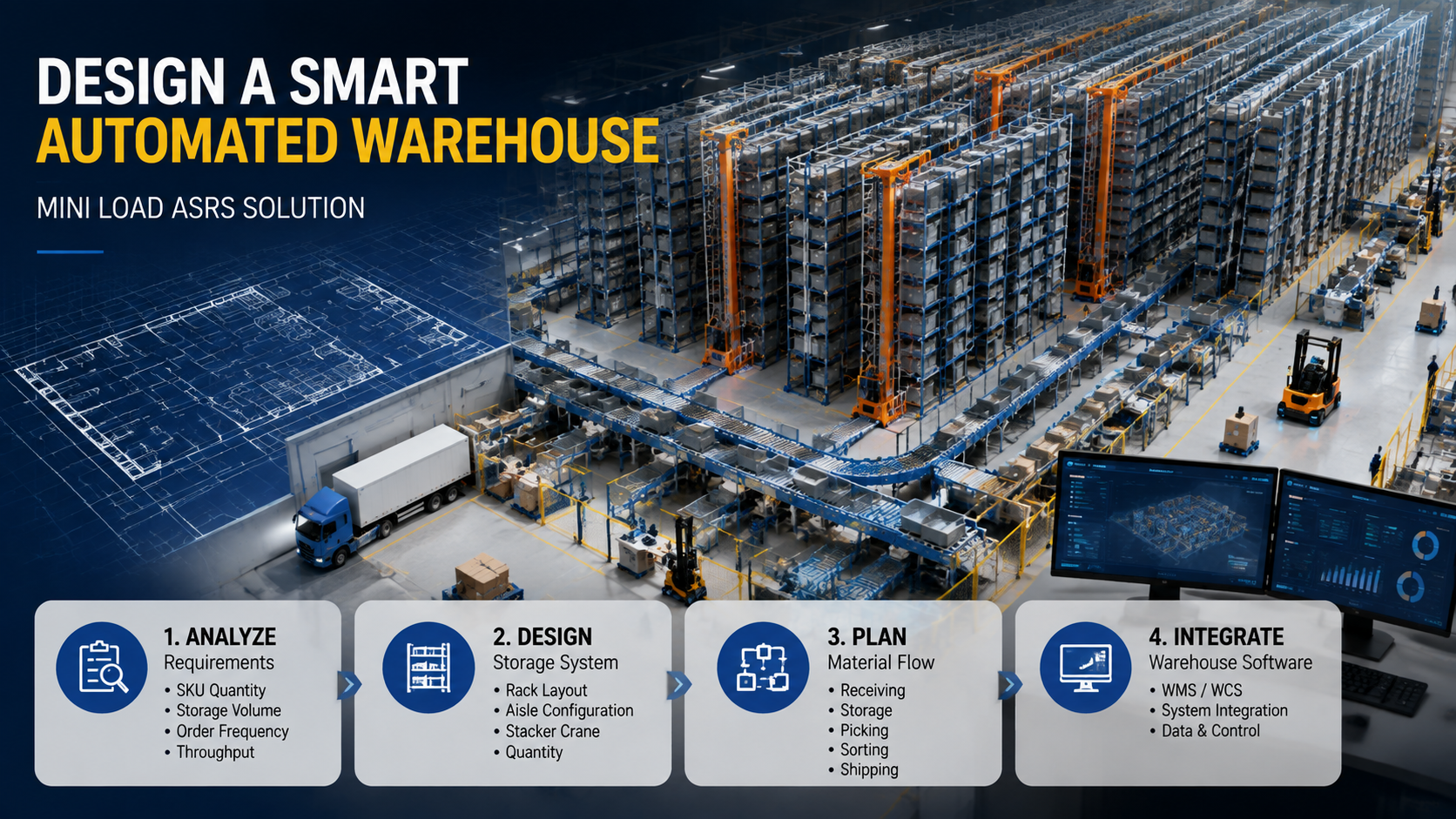 How to Design a High SKU Automated Warehouse with Mini Load ASRS
